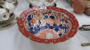 A large Imari bowl of beautiful colours,