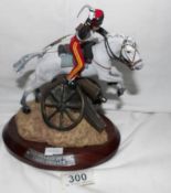 A Royal Hampshire The 8th Hussars charge of the light brigade figure