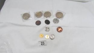 A mixed lot of ancient and other coins