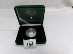 A Royal Mint Queen Mother 'Piedfort' £5 proof coin