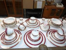 48 pieces of Anysley tea and dinner ware