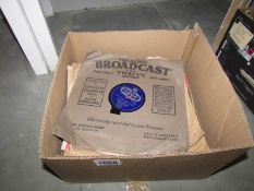 A box of 78 rpm records