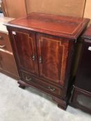 An inlaid television cabinet