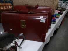 2 leather briefcases