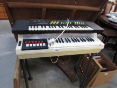 A vintage Bontempi organ and one other