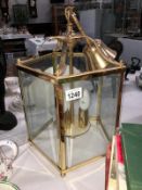 A brass lantern