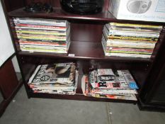 A collection of classic rock magazines