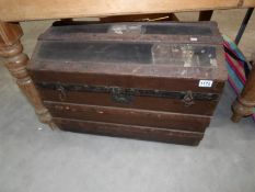 An old cabin trunk