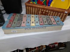 A vintage xylophone