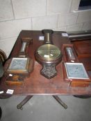 3 aneroid barometers for restoration