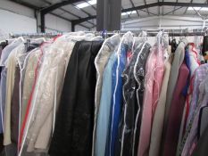 A large quantity of jackets and clothes