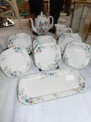 A sandwich set and other china