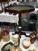 A tripod wine table