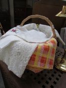 A basket of linen