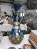 A large pottery vase,