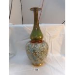 A large Royal Doulton salt glaze vase