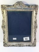 A 1902 silver photo framed (missing back stand)