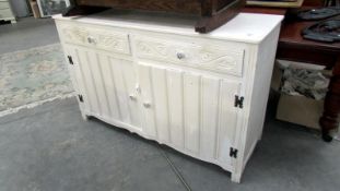 A painted sideboard