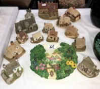 A collection of Lilliput lane cottages