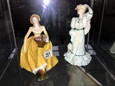 2 Coalport figurines