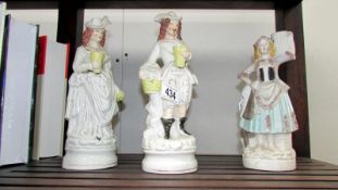 3 19th century figures