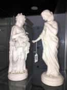 A pair of classical figures