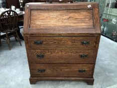 An oak bureau