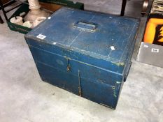 A pine tool box