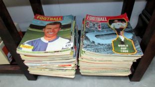 A good collection of Charles Buchan's football monthly, late 1950's - 1966 including world cup (