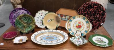A mixed lot of plates