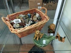 A mixed lot of ceramic animals including Wade