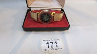 A vintage Ernest Bonel cocktail Kaleidescope watch