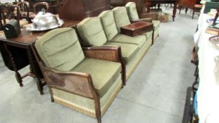 A 3 piece bergere suite