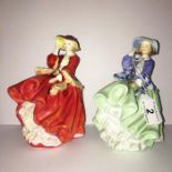 2 Royal Doulton 'Top 'O The Hill' figurines
