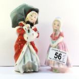 2 Royal Doulton figurines, Tootles and Miss Muffet