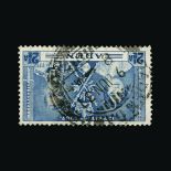 Aden : (SG 14w) 1937 Coronation 2½a light blue, WATERMARK INVERTED, with neat Aden Camp cds, fine