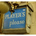 “Players Please” double sided outdoor hanging Advertising Sign (can be electrified)