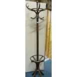 Bentwood Hat, Coat Stand, on 4 splayed legs