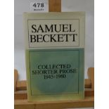 Book: Samuel Beckett. 'Collected Shorter Prose', 1945 to 1980, first collected edition, in dust