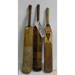 3 “Bennettsbridge Cricket Club” Cricket Bats labelled 1860 – 1951 & 2 from the 1950’s