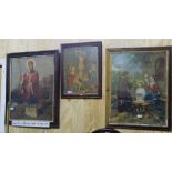 3 religious prints – St. Patrick, “Jesus the Carpenter” & Jesus on the Cross (3)