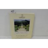 Catalogue re sale of contents of Powerscourt by Christie’s on 24th & 25th September, 1984,