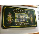 PEGGOTTY CALDON CANAL painted wooden sign.