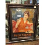 PEEK FREAN'S BISCUITS advertisement.