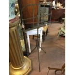 Victorian brass music stand.