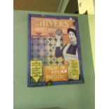 Chivers carpet soap tin plate advertising sign.