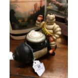 Unusual cast iron MICHELIN MAN