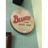 BEAMISH GENUINE IRISH STOUT bodhran