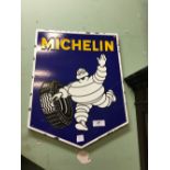 MICHELIN MAN enamel sign.