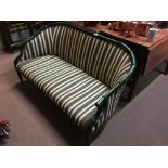 Bamboo two seater couch.